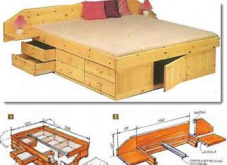 Инструкция создания деревянной кровати своими руками