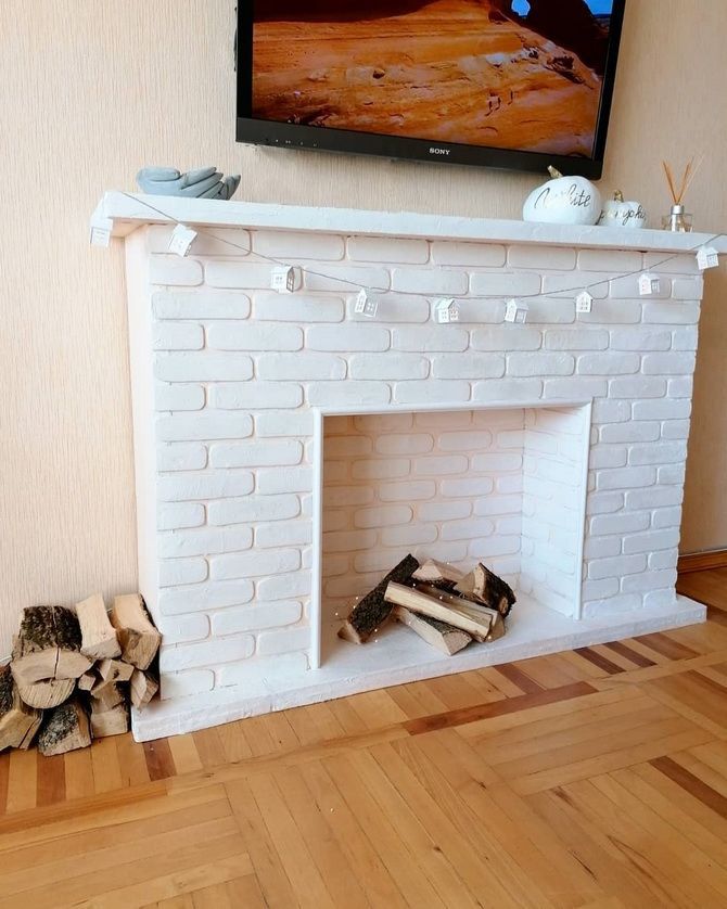 Как самостоятельно сделать стильный искусственный камин