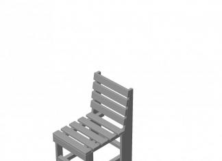Деревянные стулья своими руками – солидные и комфортные Как сделать стул чертеж и процесс работы